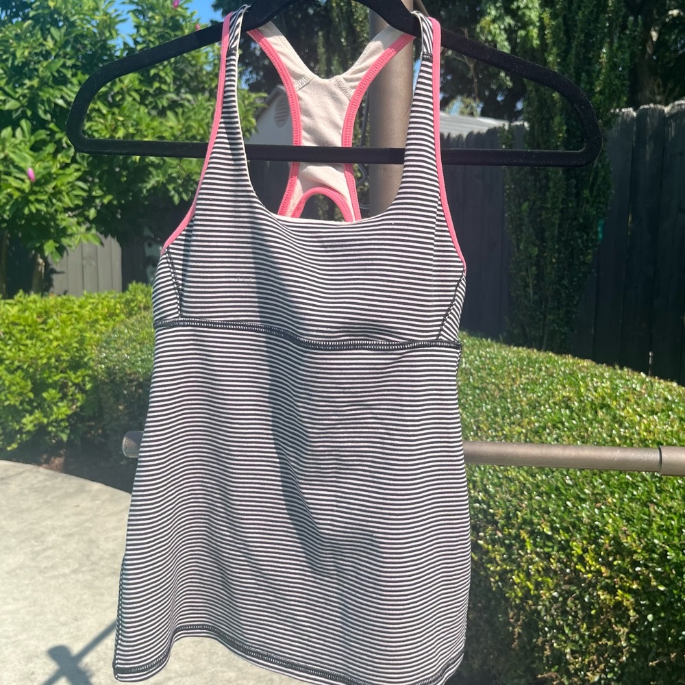Lululemon striped tank